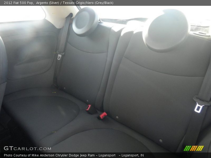 Argento (Silver) / Tessuto Grigio/Nero (Grey/Black) 2012 Fiat 500 Pop