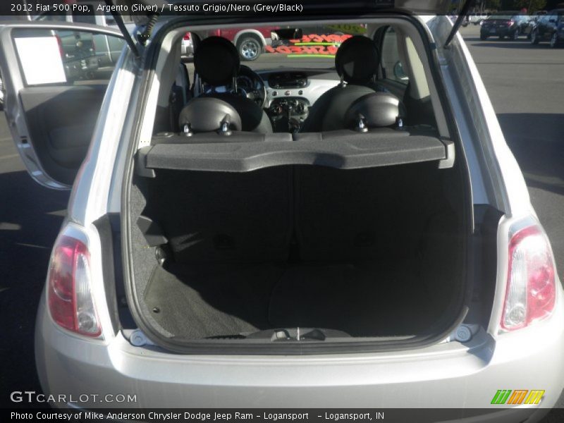 Argento (Silver) / Tessuto Grigio/Nero (Grey/Black) 2012 Fiat 500 Pop