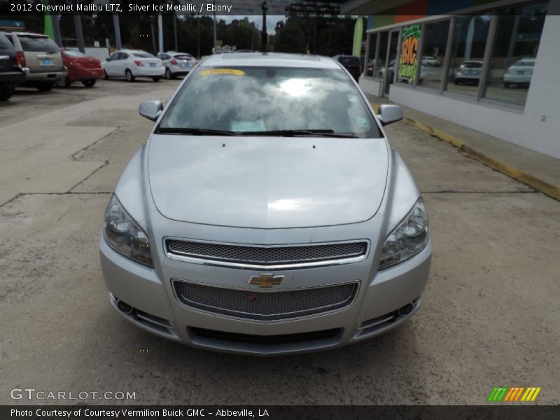 Silver Ice Metallic / Ebony 2012 Chevrolet Malibu LTZ