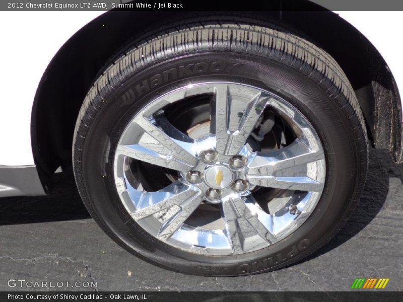 Summit White / Jet Black 2012 Chevrolet Equinox LTZ AWD