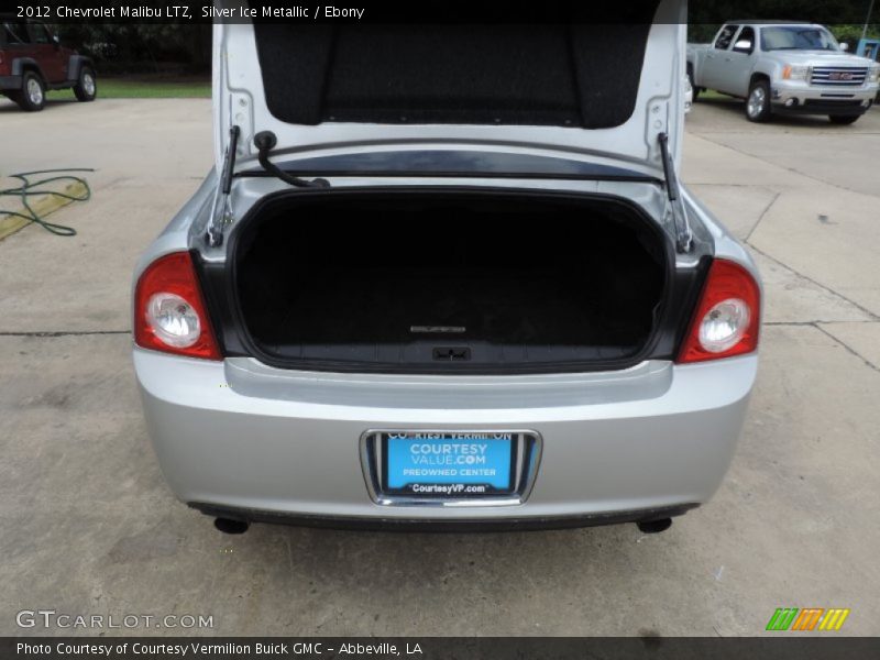 Silver Ice Metallic / Ebony 2012 Chevrolet Malibu LTZ