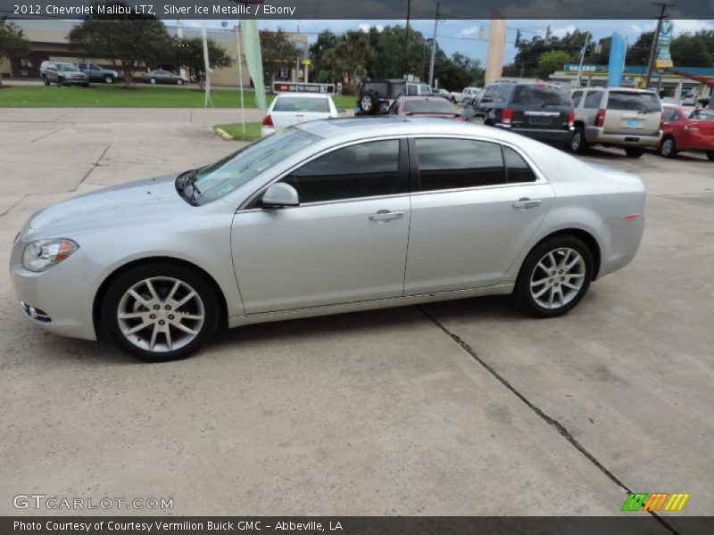 Silver Ice Metallic / Ebony 2012 Chevrolet Malibu LTZ