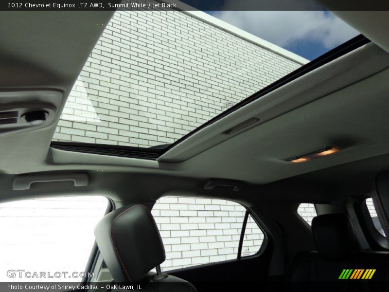 Summit White / Jet Black 2012 Chevrolet Equinox LTZ AWD