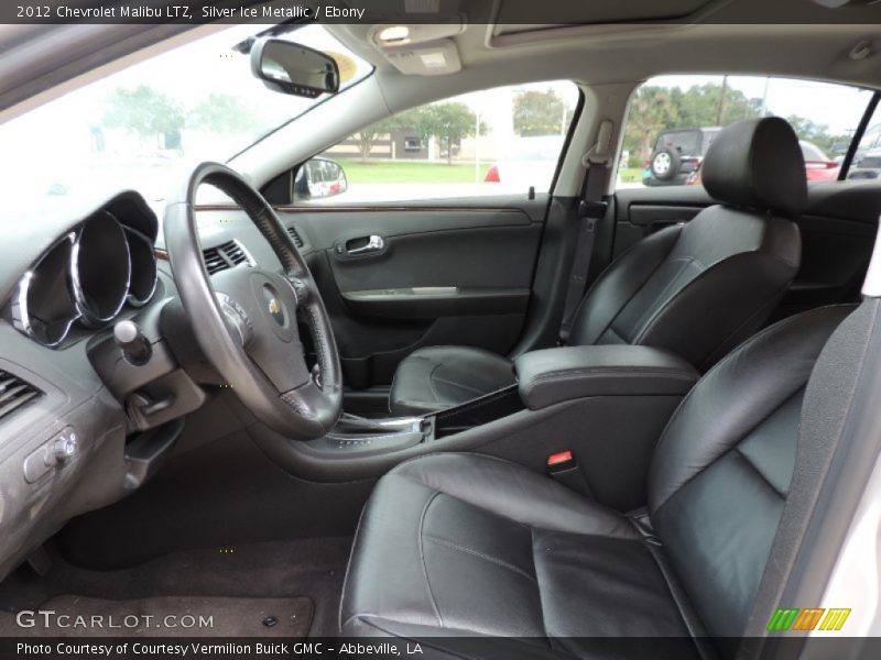 Silver Ice Metallic / Ebony 2012 Chevrolet Malibu LTZ