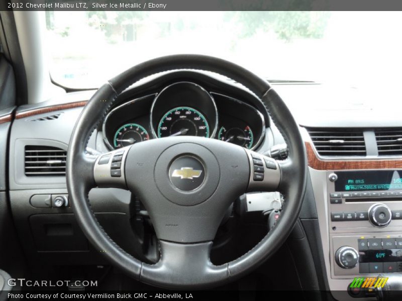 Silver Ice Metallic / Ebony 2012 Chevrolet Malibu LTZ