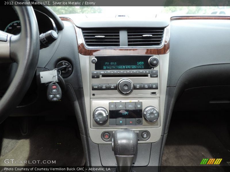 Silver Ice Metallic / Ebony 2012 Chevrolet Malibu LTZ