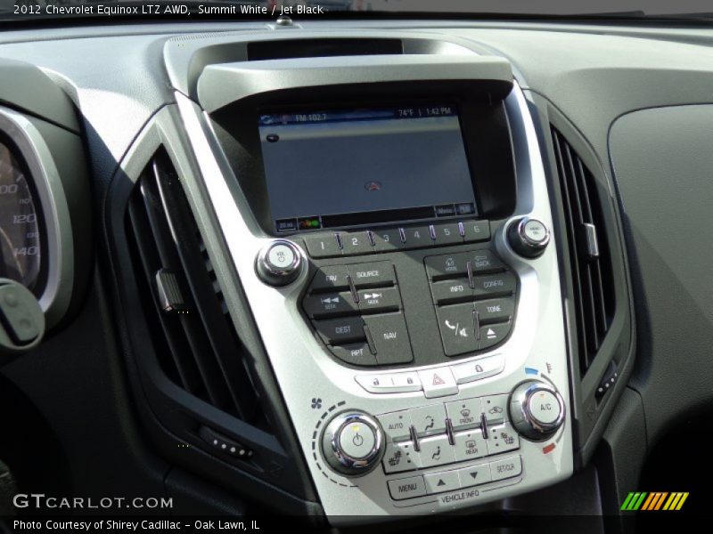 Summit White / Jet Black 2012 Chevrolet Equinox LTZ AWD