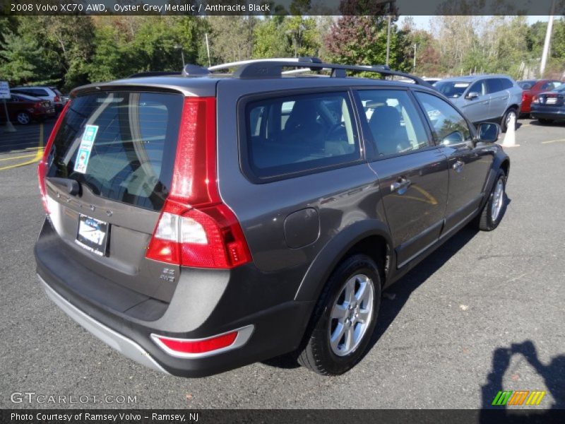 Oyster Grey Metallic / Anthracite Black 2008 Volvo XC70 AWD
