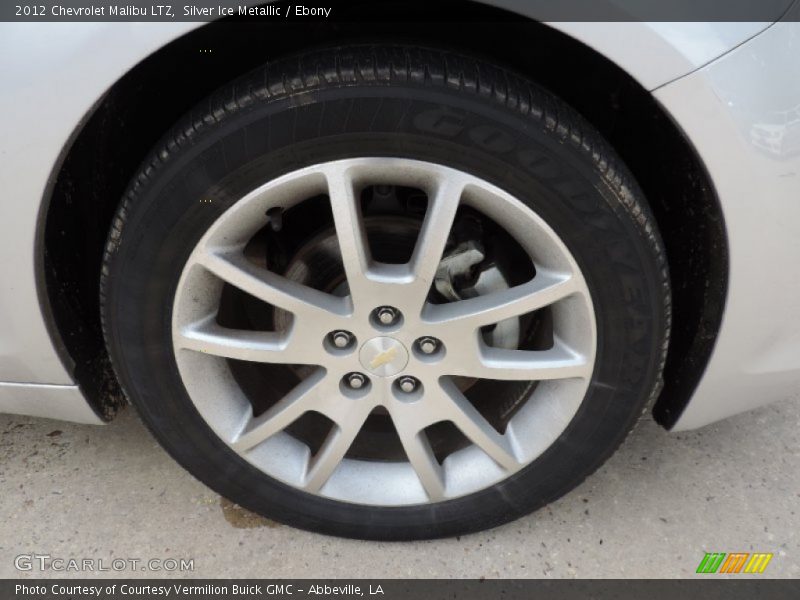 Silver Ice Metallic / Ebony 2012 Chevrolet Malibu LTZ