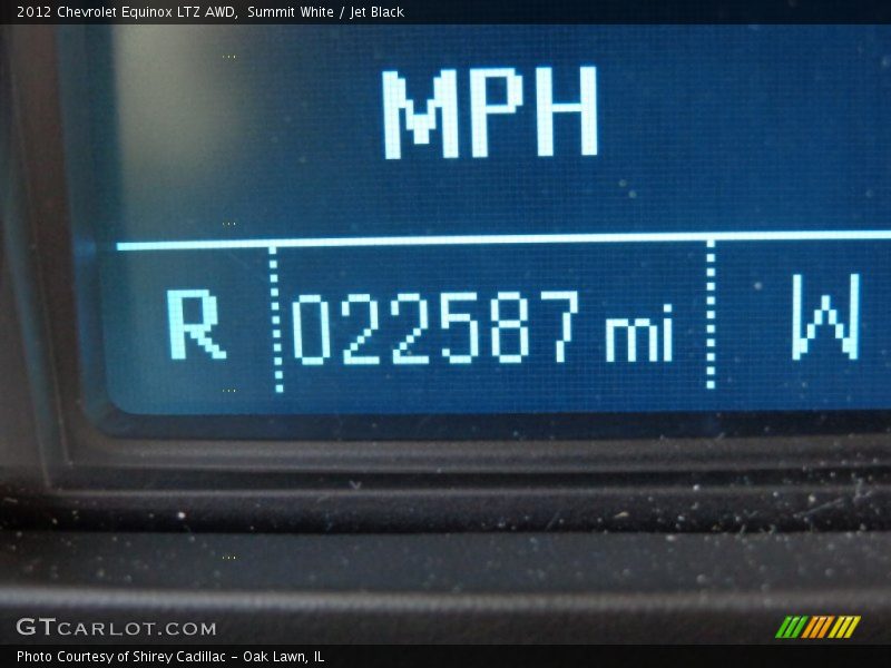 Summit White / Jet Black 2012 Chevrolet Equinox LTZ AWD