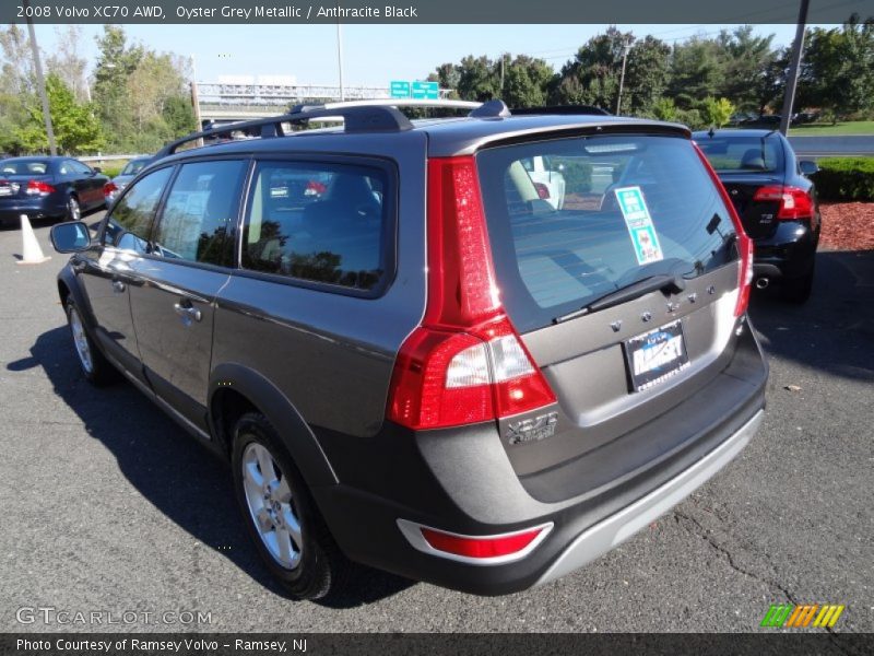 Oyster Grey Metallic / Anthracite Black 2008 Volvo XC70 AWD