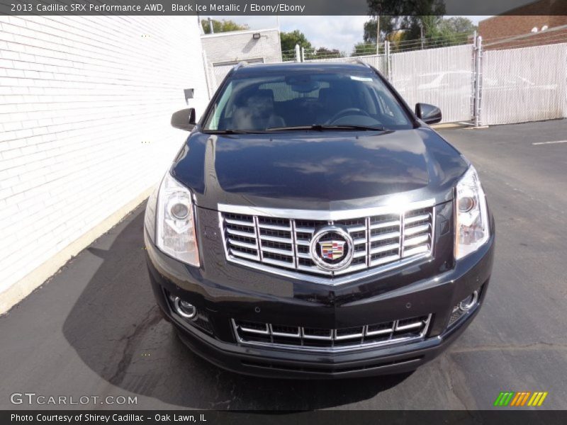 Black Ice Metallic / Ebony/Ebony 2013 Cadillac SRX Performance AWD