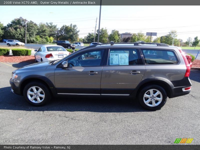 Oyster Grey Metallic / Anthracite Black 2008 Volvo XC70 AWD