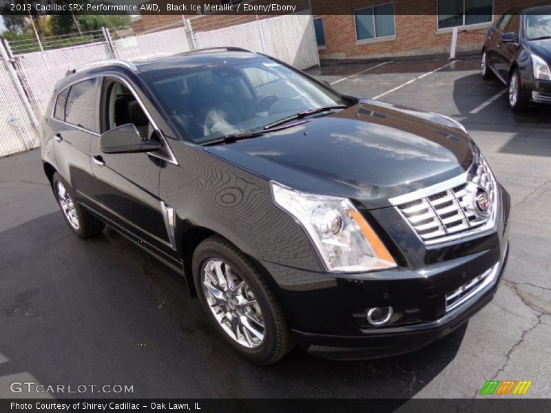 Black Ice Metallic / Ebony/Ebony 2013 Cadillac SRX Performance AWD