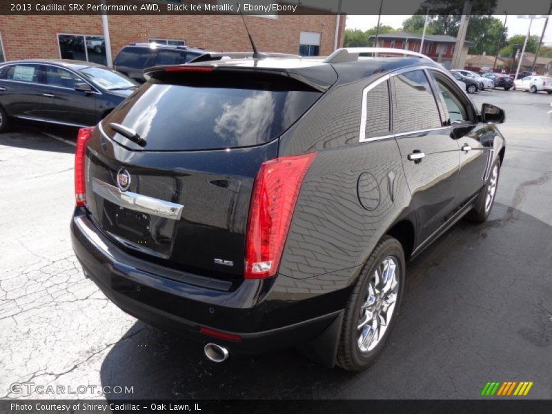 Black Ice Metallic / Ebony/Ebony 2013 Cadillac SRX Performance AWD