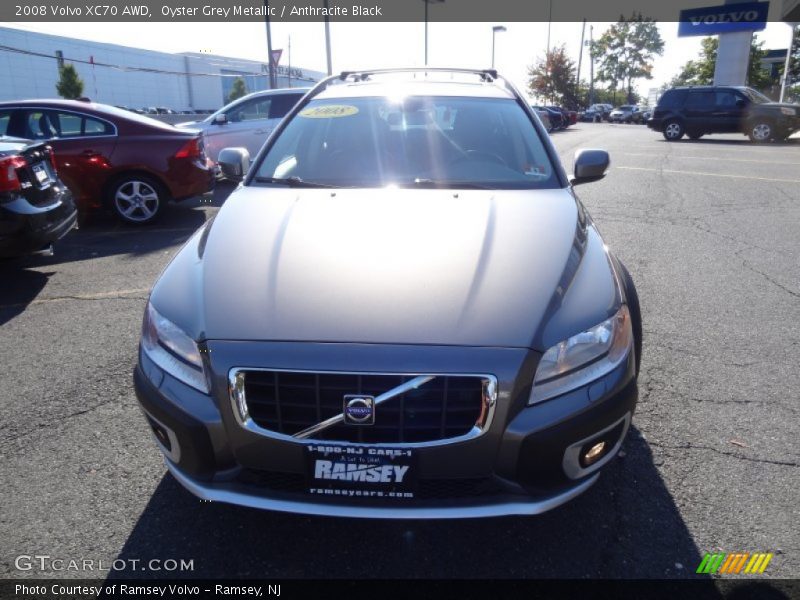 Oyster Grey Metallic / Anthracite Black 2008 Volvo XC70 AWD