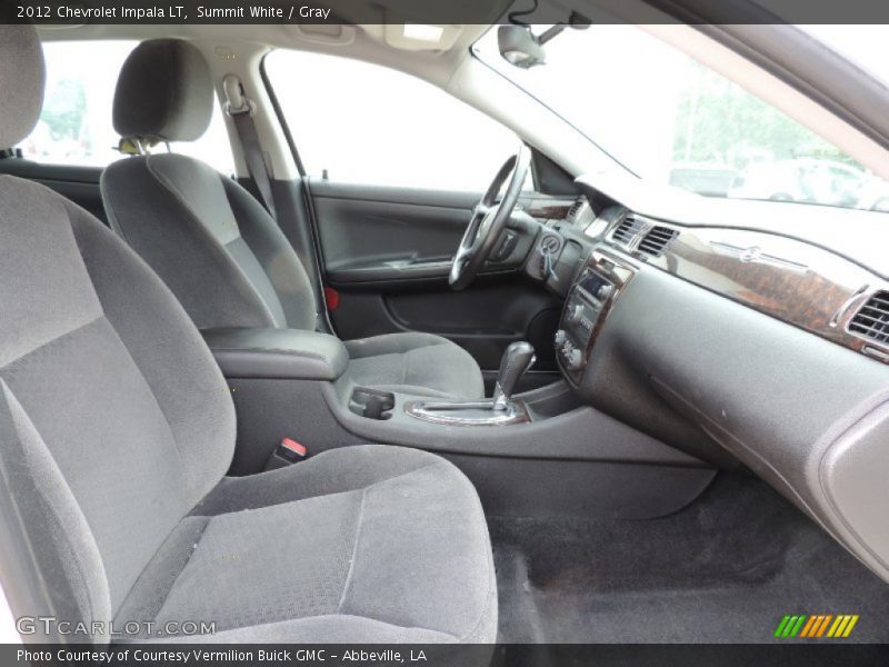 Summit White / Gray 2012 Chevrolet Impala LT