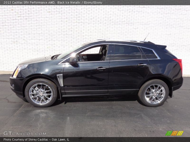 Black Ice Metallic / Ebony/Ebony 2013 Cadillac SRX Performance AWD