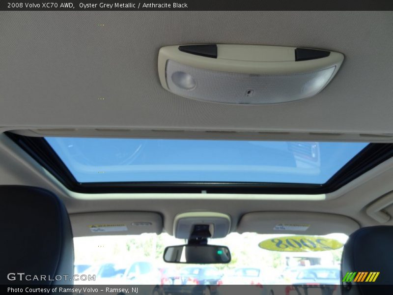 Oyster Grey Metallic / Anthracite Black 2008 Volvo XC70 AWD