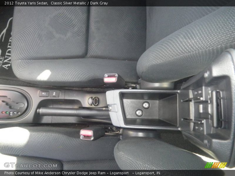 Classic Silver Metallic / Dark Gray 2012 Toyota Yaris Sedan
