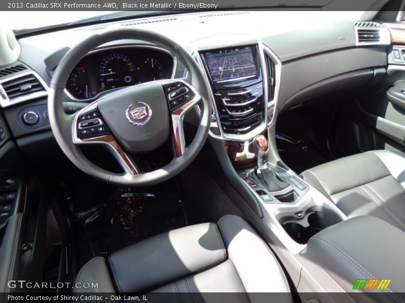 Black Ice Metallic / Ebony/Ebony 2013 Cadillac SRX Performance AWD