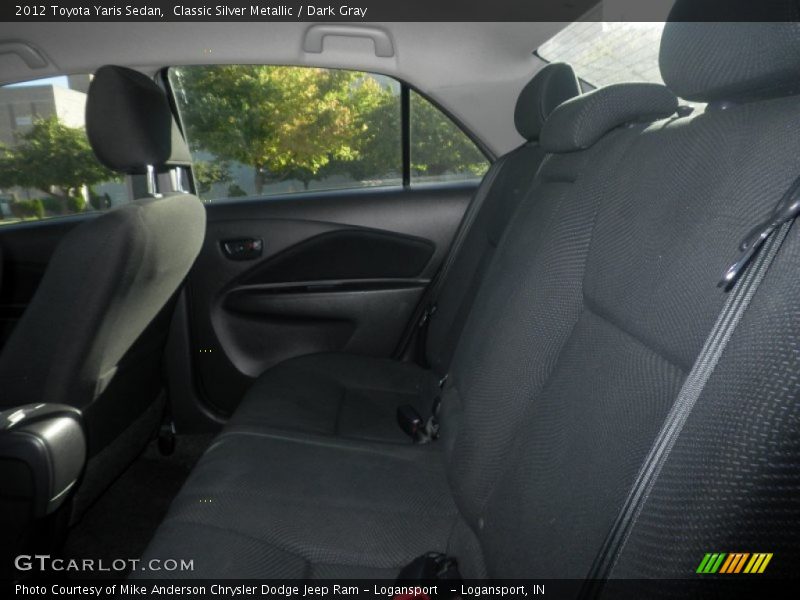 Classic Silver Metallic / Dark Gray 2012 Toyota Yaris Sedan