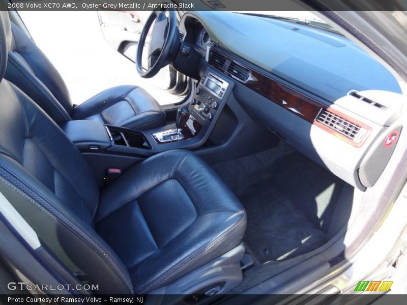 Oyster Grey Metallic / Anthracite Black 2008 Volvo XC70 AWD