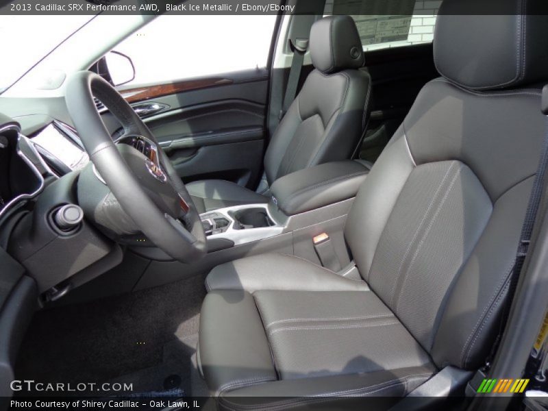 Black Ice Metallic / Ebony/Ebony 2013 Cadillac SRX Performance AWD