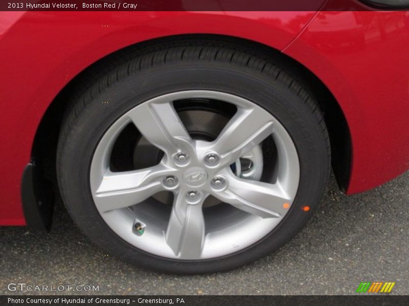 Boston Red / Gray 2013 Hyundai Veloster