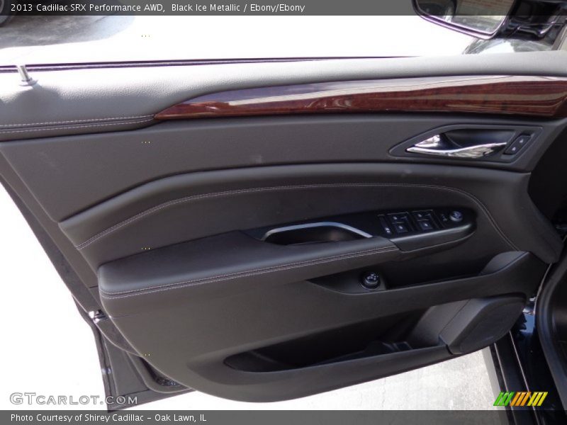 Black Ice Metallic / Ebony/Ebony 2013 Cadillac SRX Performance AWD