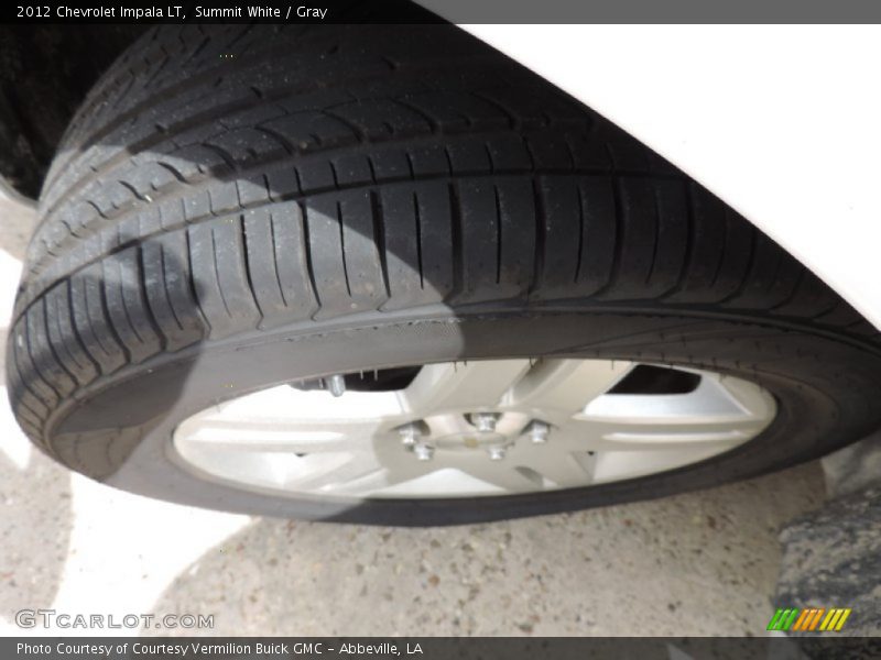 Summit White / Gray 2012 Chevrolet Impala LT