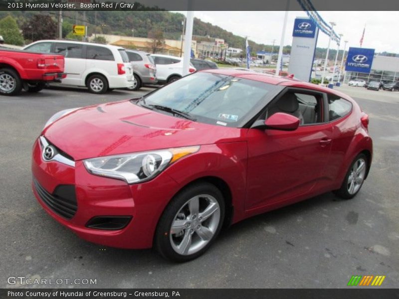 Boston Red / Gray 2013 Hyundai Veloster