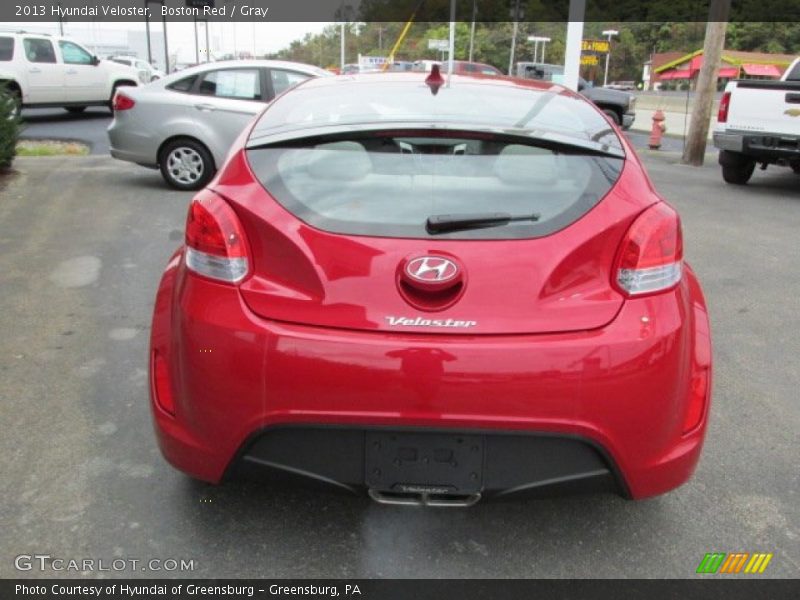 Boston Red / Gray 2013 Hyundai Veloster