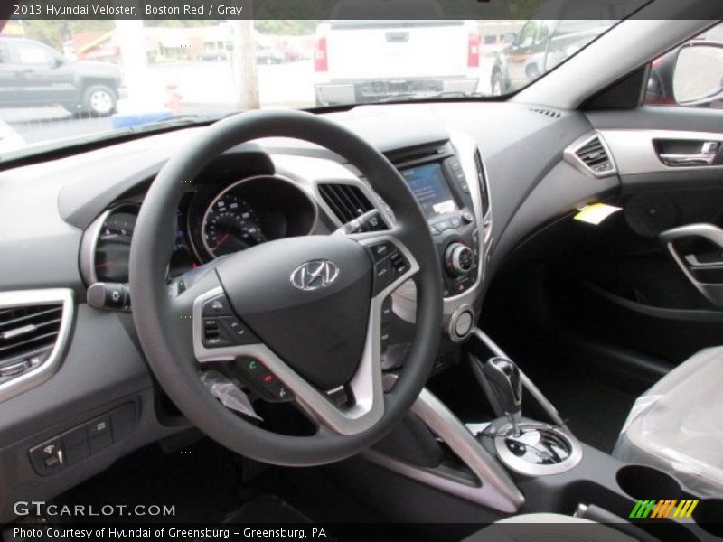 Boston Red / Gray 2013 Hyundai Veloster
