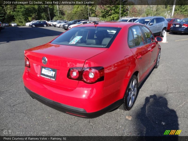 Salsa Red / Anthracite Black Leather 2009 Volkswagen GLI Sedan