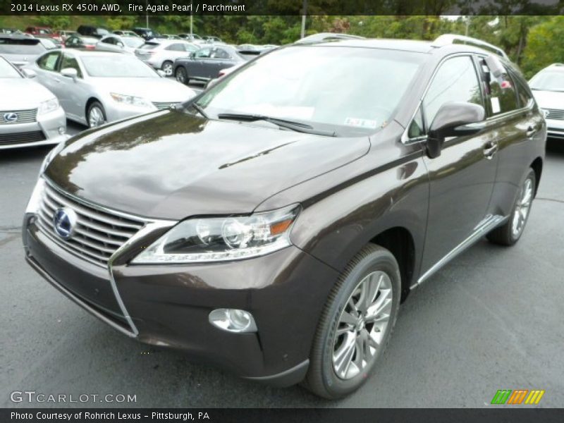 Front 3/4 View of 2014 RX 450h AWD