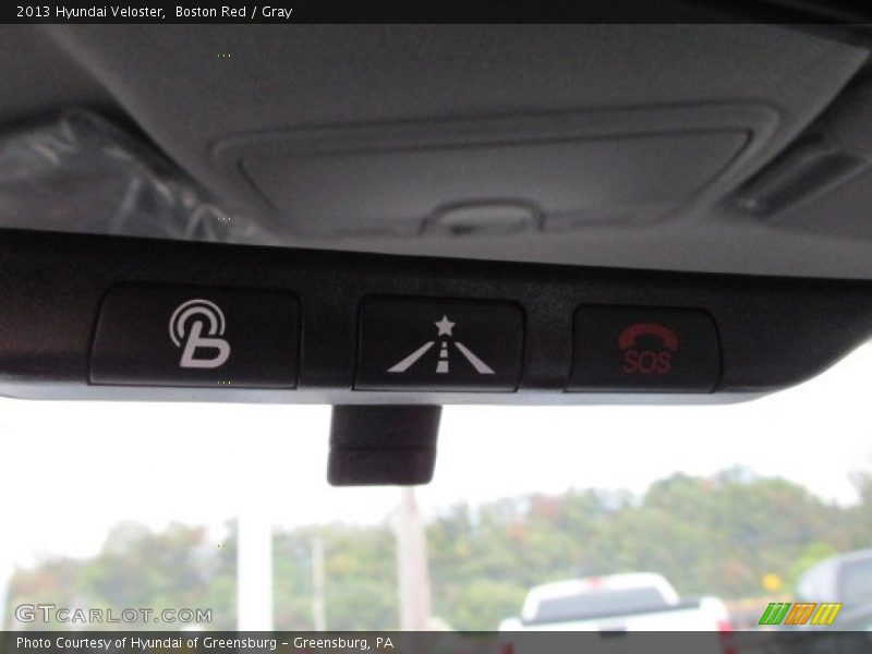 Boston Red / Gray 2013 Hyundai Veloster