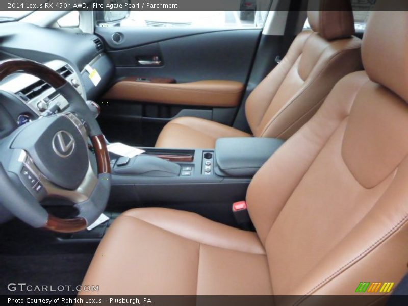 Front Seat of 2014 RX 450h AWD