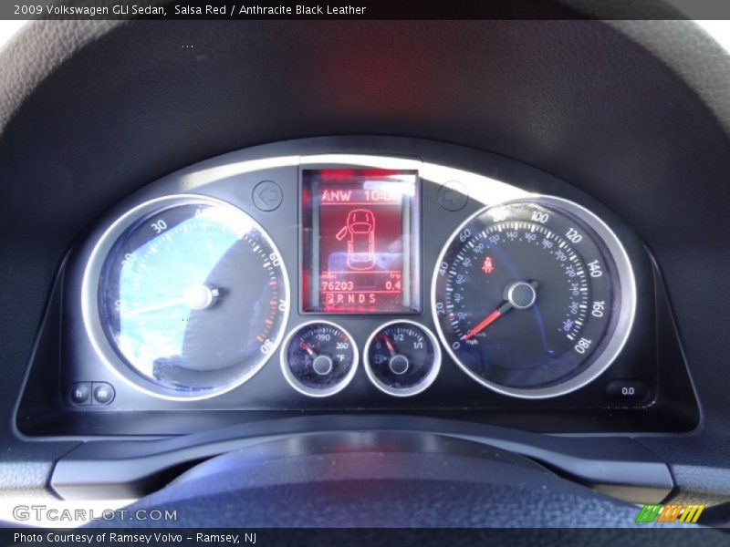 Salsa Red / Anthracite Black Leather 2009 Volkswagen GLI Sedan