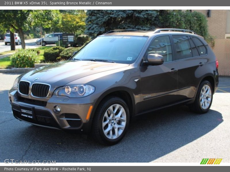 Sparkling Bronze Metallic / Cinnamon 2011 BMW X5 xDrive 35i