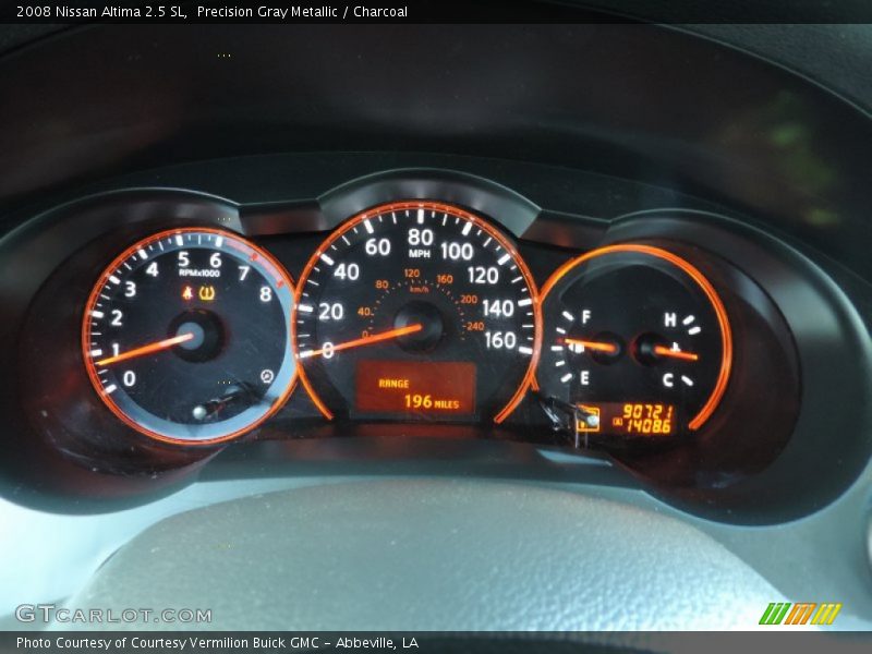 Precision Gray Metallic / Charcoal 2008 Nissan Altima 2.5 SL