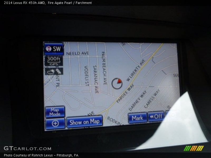 Fire Agate Pearl / Parchment 2014 Lexus RX 450h AWD