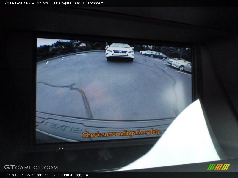 Fire Agate Pearl / Parchment 2014 Lexus RX 450h AWD