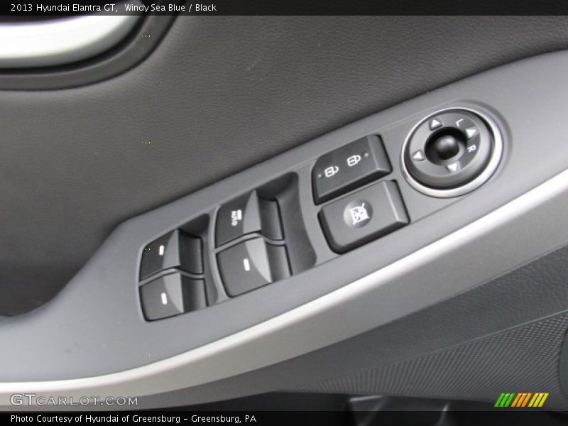 Windy Sea Blue / Black 2013 Hyundai Elantra GT