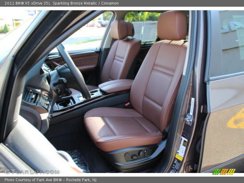 Sparkling Bronze Metallic / Cinnamon 2011 BMW X5 xDrive 35i