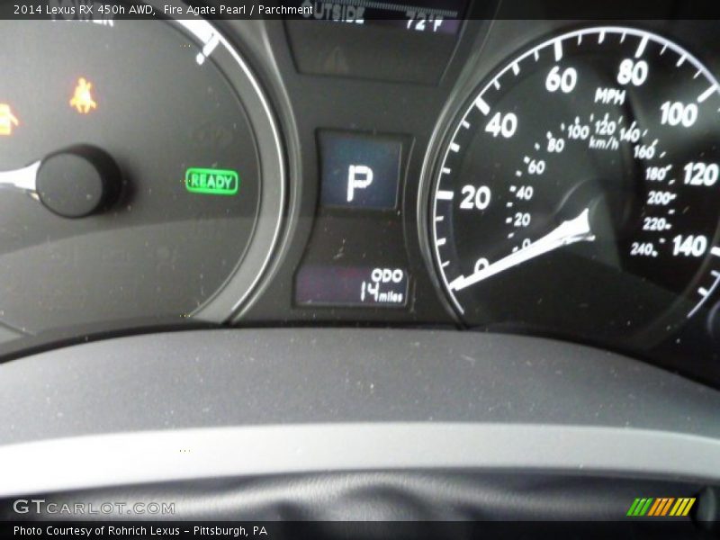Fire Agate Pearl / Parchment 2014 Lexus RX 450h AWD