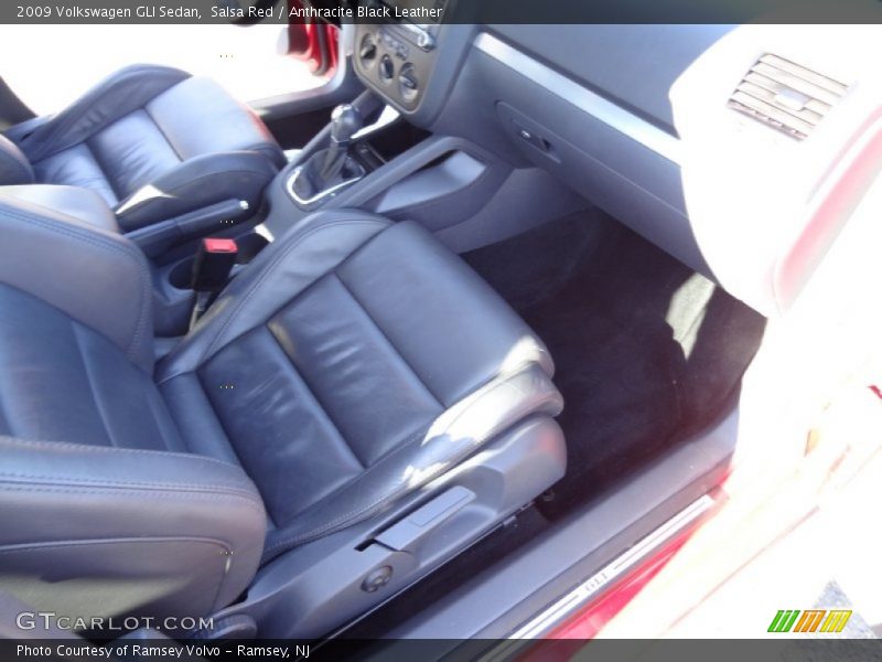 Salsa Red / Anthracite Black Leather 2009 Volkswagen GLI Sedan