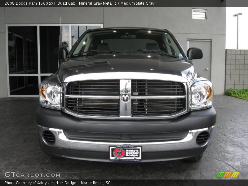 Mineral Gray Metallic / Medium Slate Gray 2008 Dodge Ram 1500 SXT Quad Cab