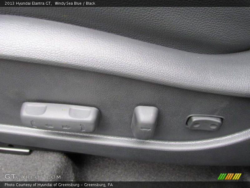 Windy Sea Blue / Black 2013 Hyundai Elantra GT