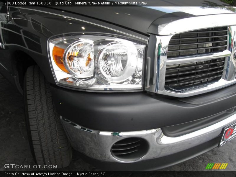 Mineral Gray Metallic / Medium Slate Gray 2008 Dodge Ram 1500 SXT Quad Cab